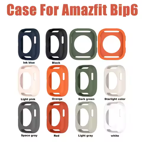 Band Case For Amazfit Bip6 (A2435) smart watch strap Anti-drop Screen protector bumper For Amazfit B
