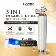 Seeme Collagen Glow RapidLift Face Lifting Device EMS + LED + RF Tighten Remove Acne Skin Home Use R