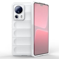 全城熱賣 - 適用於小米 13 Lite 幻盾TPU+絨布手機殼（白色）