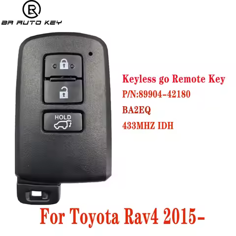 3Buttons Smart Car Key For Toyota Rav4 2015-2019 Smart Key BA2EQ P1 88 DST-AES Chip 433MHz 89904-421