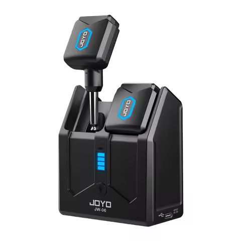 JOYO JW-06 5.8GHz Wireless Guitar System Rechargeable Wireless Transmitter Receiver Set 4 Signal Cha