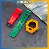 Dw6900 Bnb6900 Bnb Tali Jam Dw6900 Rasta Bnb Dw6900 Strap Lelaki Custom Replacement Band and Bezel