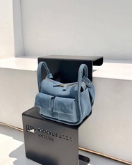 ส่งฟรี!!! Brick Jeans Bag กระเป๋าสะพายข้าง ผ้ายีนส์ Denim ทรงสวย  มาแรง สไตล์แบรนด์เนม เข้ากับทุกการ