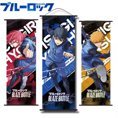 Bandai BLUE LOCK HD Poster Wallpaper Scroll Fabric Hanging Picture Interior Painting Chigiri Hyoma I