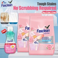 Fasclean Luxury Perfume Detergent Powder 2x1kg Bundle FREE Lingerie Liquid Detergent  45 Days Long L