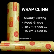 WRAP CLING 25 cm x 500 cm, 30cm x 500 m, 45 x 500 m