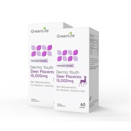[Bundle of 2 |Exp Nov 2024] GreenLife Derma Youth Deer Placenta 15,000mg 60 Softgels