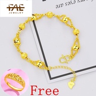 [Buy 1 Take 1] COD Best Seller [Totoong Gold] Saudi Gold 18k Pawnable Legit Bracelet Sale Bangles for Women Bracelet Lucky Charm 2022 Charm Bracelet for Women Couple Bracelets for Boyfriend 18k Earrings Pawnable Gold Bracelet Frienship Bracelets Couple