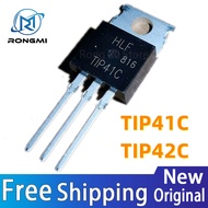 10 pairs  100% New Imported Original TIP41C TIP42C TIP41 TIP42 TO-220 Darlington Power Transistor Tu