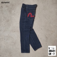 EVISU Pants Face Logo Pocket Design For Men