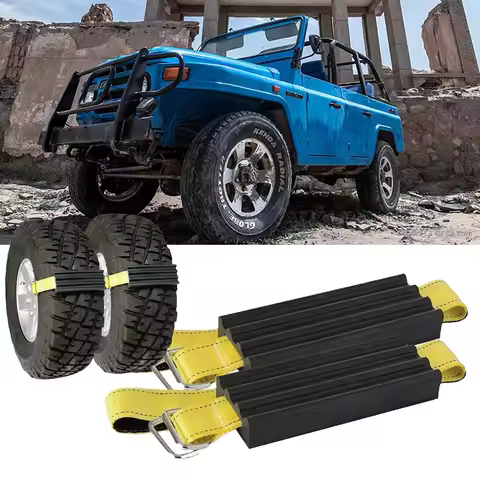 1 Pair Of Anti Sinking Board Beach Off-road Vehicle Escape Board Self Rescue Device Mud And Snow Out