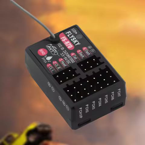 Flysky RC Transmitter Receiver 2.4GHz RC Car Receiver Lightweight RC Car Boat Receiver FS-R7D for FS