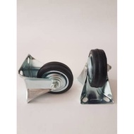 5" inch/ DISPLAY WHEELS RUBBER WHEELS TROLLEY WHEELS, DEAD type, NOT TURN /pc