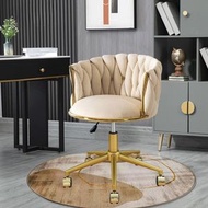 RaySure - 輕奢化妝椅臥室梳妝凳金色椅子