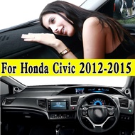 For 2012-15 Honda Civic IX FB2 FB6 Dashmat Dash mat Dashboard Cover Instrument Panel Sunscreen Pad