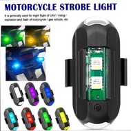 7 color motorcycle bike Rechargeable flashing lights bikes modified universal strobe pilot light Car warning lights