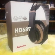 特價 視聽影訊 公司貨一年保固 Superlux 舒伯樂 HD687 專業監聽級耳機另有HD688