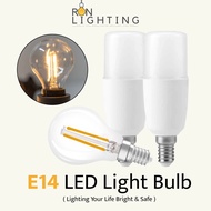 LED Light Bulb Holder E14 LED Light Bulb Downlight 3000K/6000K Filament / Stick Lampu LED Ceiling Me