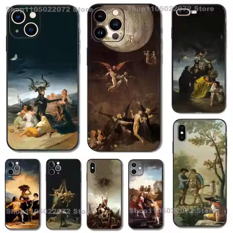 Spain Francisco Goya Art Phone Case For iPhone 17,16,15,14,13,12,11,XR,Pro,XS,Max,XR,Plus,Mini Soft 
