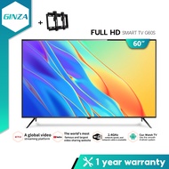 GINZA 60 inch Smart TV 1080p LED TV 55‘’ inch Full HD Android TV Flat Screen Ultra-slim Smart Television with wall bracket