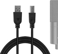 GEEKRIA for Creators USB to USB-B Microphone Cable 8 ft / 250 CM, Compatible with Fifine K670, K683A