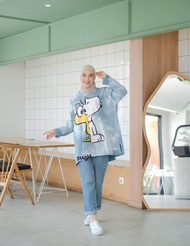 Atasan Kaos Suju/Atasan Kaos Oversize