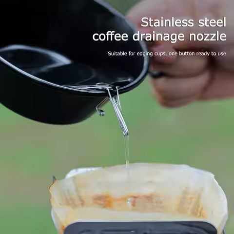Water Bottle Guide Nozzle Stainless Steel Coffee Spout Control Fitting Directs Accessories Easy To U