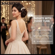 tn Bridal Butterfly U Shaped Rhinestone Hair Sti Glamorous Hairpin for Women Formal and Daily Wear n