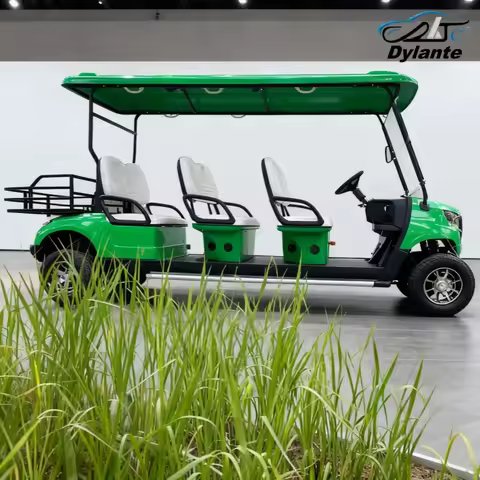 customizable Golf Cart Model E 6 Seat Off-Road Golf Cart Gas or Battery Powered Golf Push Cart