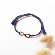 BraidedINFINITY (bracelet infinity bracelet/ best friend bracelet/ couple bracelet/)