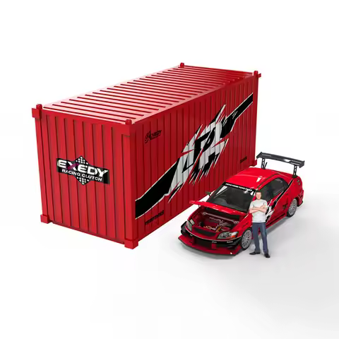 TimeMicro 1:64 EVO FNF Red Limited999 Diecast Model Car