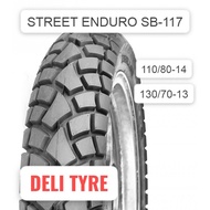 110/80-14 130/70-13 DELI SCOOTER TYRE [ READY STOCK ]