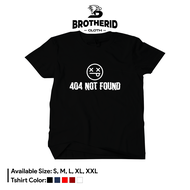 404 Not Found T-Shirt Web Programmer It Page Error Distro Combed 30s Shirt