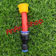 Double pump thread head converts to 6mm, 8mm, 10mm, 12mm pipes