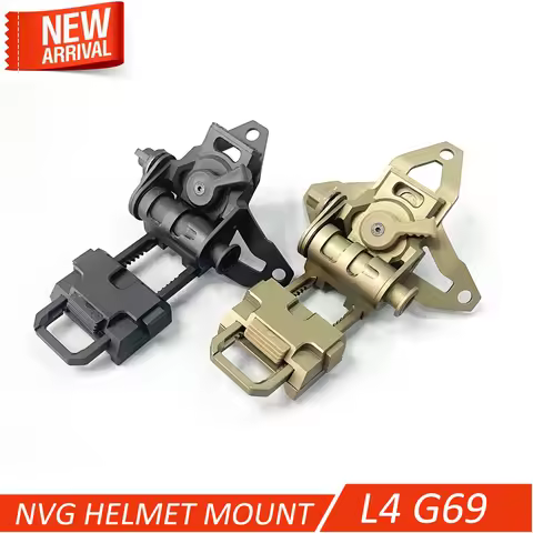 NVG Mount L4 G69 Night Vision Goggles Bridge Helmet Mounted w/Shroud Compatibility PVS14 PVS15 PVS18
