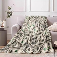 Million Dollar Blanket Creative Office Nap Nap Nap Dollar Cover Leg Knee Funny Banknote Small Blanke