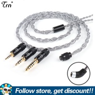 TRN สายหูฟังโทรศัพท์งูทะเลกับ QDC /S/c Pin หูฟังลวดสายไฟแบบอัพเกรดเองกับ2.5มิลลิเมตร/3.5มิลลิเมตร/4.