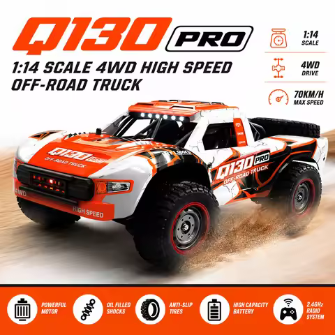 Q130 Q130C Q130 PRO 1/14 4WD RC Car Brushless Motor 45A ESC Hydraulic Shock Absorber 2.4G High Speed