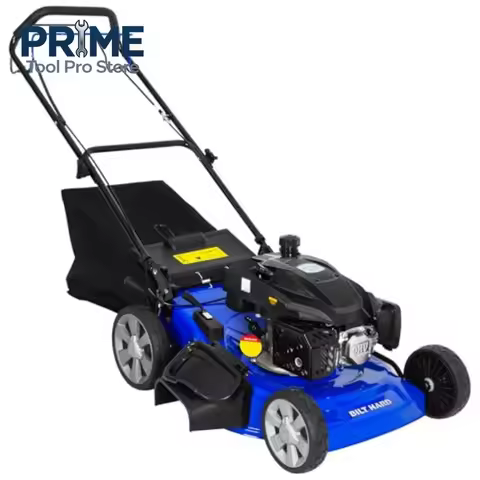 21 Inch Self Propelled Lawn Mower 3-in-1 Gas Lawnmower with 201cc 4-Cycle Engine Bagging Mulching an