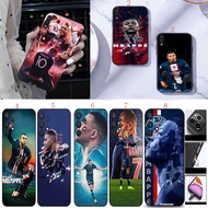Samsung A12 A22 A32 A52 4G A32 A42 A52 5G Anime Mbappe Soft black phone case