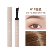 2 IN 1 Eyebrow Cream Gel With Brush Brow Pencil Long-lasting & Waterproof Brow Makeup Brow Stamp Eye