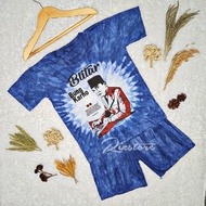 Baju Kaos Setelan Anak Laki laki Perempuan Khas Blitar Abstrak Pelangi Motif Soekarno Usia 1-14 Tahu