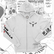 jaket Zipper anime Valhalla Tokyo Revengers Size S M L XL XXL