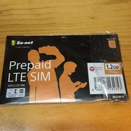 日本sim卡 上網卡 LTE SIM 1.2G 30days