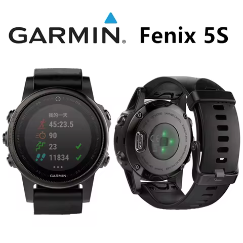 Original Garmin Fenix 5S GPS Multi functional Running Outdoor Sports Heart Rate Watch Supports Multi