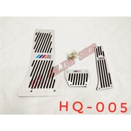 Aluminum Foot Rest Pedal Pad FOR BMW X5/X6 AT(Automatic Transmission) HQ-005
