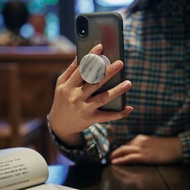 【季末出清】天然石手機支架 iPhone多功能手機架 伸縮氣囊耳機卷