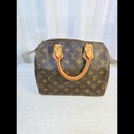 Louis Vuitton LV Speedy 25 Monogram 老花 手提包 經典款 原廠鎖鑰匙