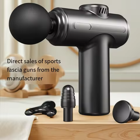 Mini Massage Gun Fascia Machine Muscle Relaxation Vibrating Gun Rod Massage Fitness Tool Muscle Mass