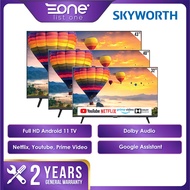 Skyworth 43" Full HD Android TV 43STD6500 | Android 11 Smart TV | 40 Inch 40STD6500 | 32 Inch 32STD6